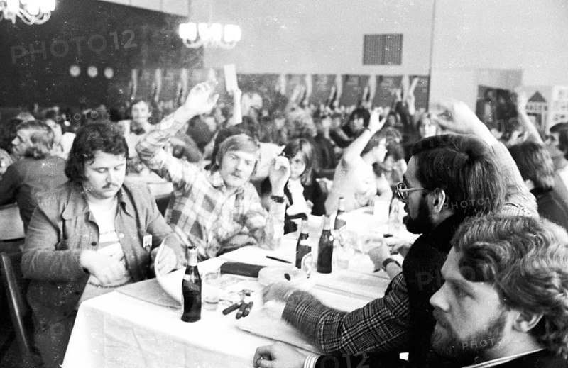 The 5th Congress of the JN (Junge Nationaldemokraten), the neo-Nazi youth organisation of the NPD (National Democratic Party of Germany) took place in Hagen, Germany on 25 October 1975