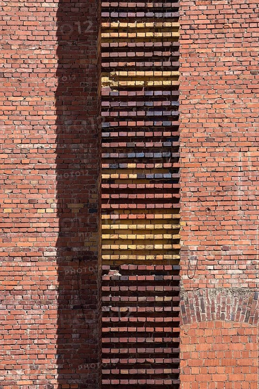 Detail of the masonry of the Congress Hall in the inner courtyard, unfinished National Socialist monumental building on the Nazi Party Rally Grounds, Nuremberg, Middle Franconia, Bavaria, Germany, Europe