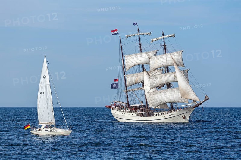 Sailing ship, sailboat, Baltic Sea, Hanse Sail, Warnemünde, Rostock, Mecklenburg-Western Pomerania, Germany, Europe
