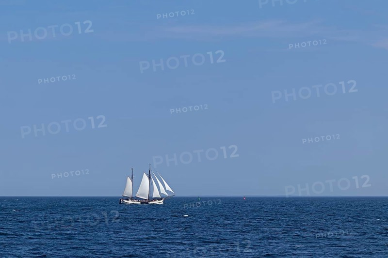 Sailing ship, Baltic Sea, Hanse Sail, Warnemünde, Rostock, Mecklenburg-Western Pomerania, Germany, Europe