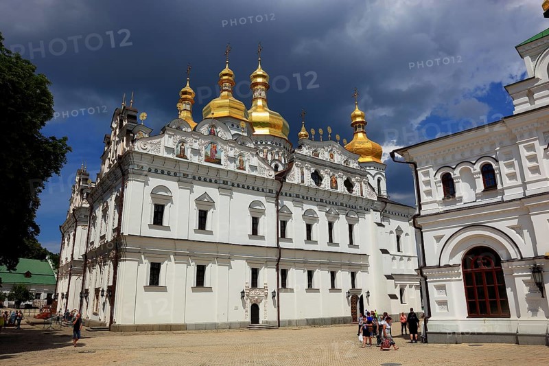 The Uspensky Cathedral, part of the monastery complex of the Kiev Cave Monastery, Holy Mary of the Assumption Monastery, Pecherskaya Lavra, Kiev, Ukraine, Europe