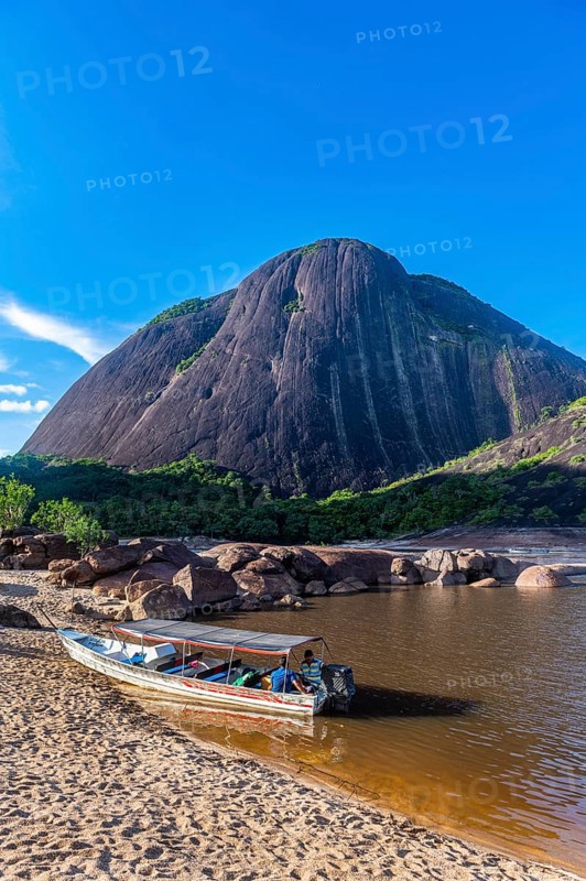 Huge granite hills, Cerros de Mavecure, Eastern Colombia