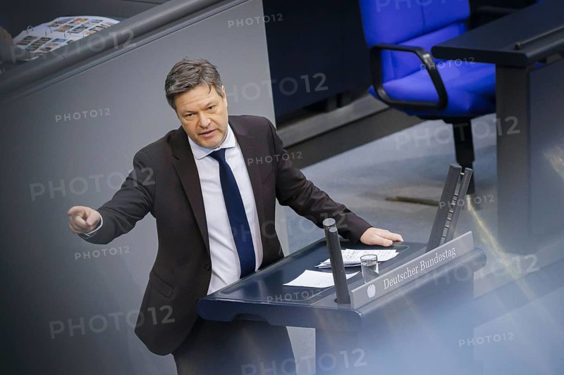 Robert Habeck (Alliance 90/The Greens), Federal Minister for Economic Affairs and Climate Protection and Vice-Chancellor, speaks in the German Bundestag. Berlin, 01.02.2024