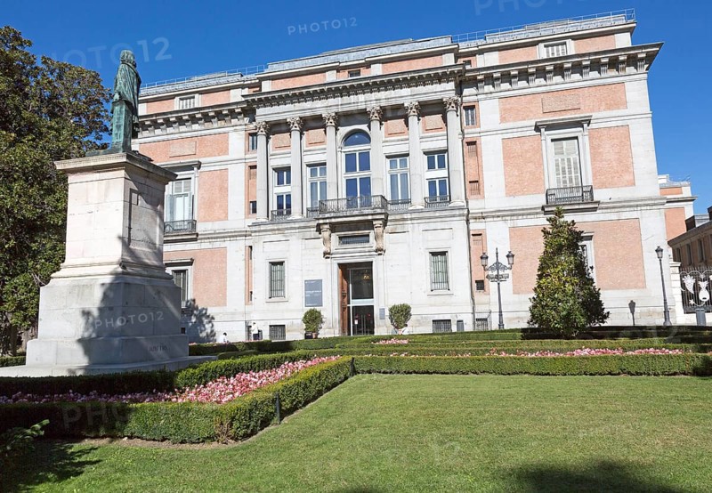 Puerte de Murillo Puerte Murillo entrance to Museo del Prado, museum art gallery, Madrid, Spain, Europe