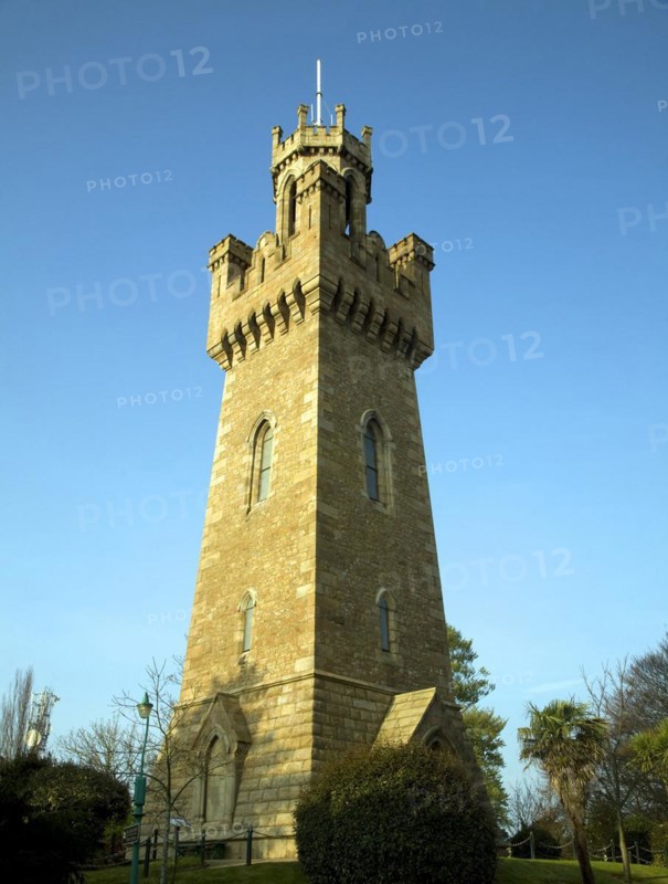 Queen Victoria memorial tower, St Peter Port, Guernsey, Channel Islands, UK, Europe