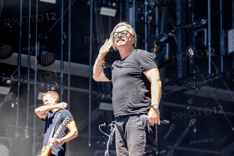 Adenau, Germany, 9 June 2024: H-Blockx (Henning Wehland, singer) play at Rock am Ring. The festival takes place at the Nürburgring race track near the town of Adenau from 7 to 9 June 2024, Europe