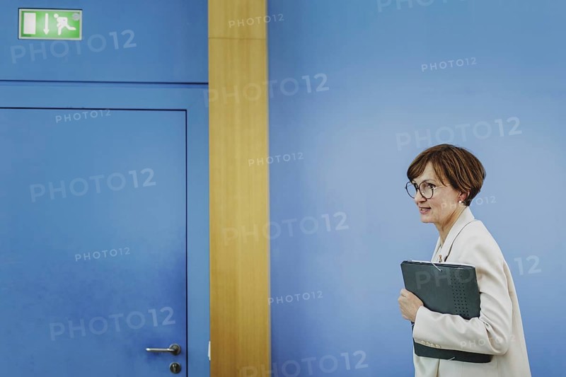 Bettina Stark-Watzinger (FDP), Federal Minister of Education and Research, recorded after a press conference on the publication of the 'Education in Germany 2024' report in Berlin, 17 June 2024