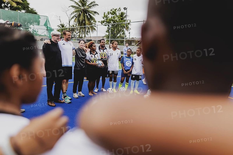 Annalena Bärbock (Bündnis 90/Die Grünen), Federal Foreign Minister, photographed during a visit to the Fiji Football Association in Suva, 07.05.2024. Bärbock is travelling to Australia, New Zealand and Fiji for political talks / Photographed on behalf of the Federal Foreign Office