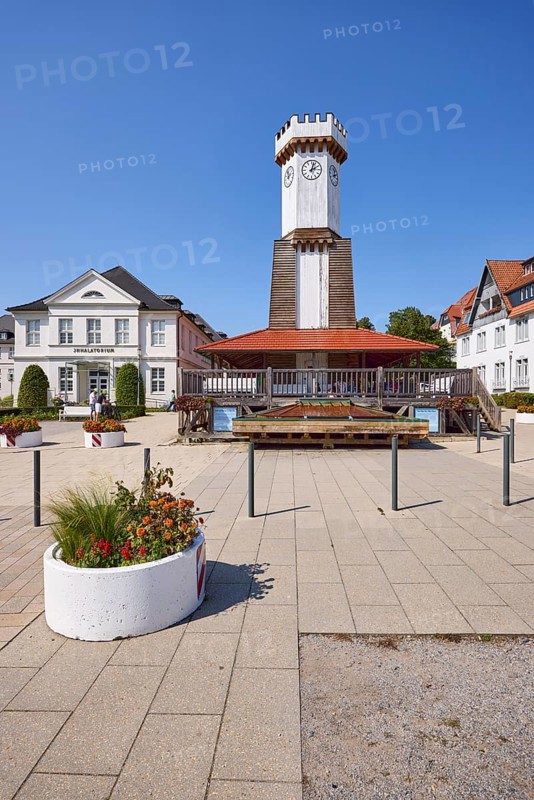 Graduation house, salt works with historic inhalatorium in Bad Salzuflen, Lippe district, North Rhine-Westphalia, Germany, Europe