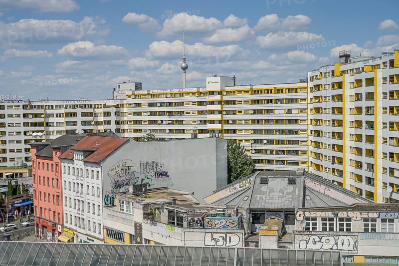 Social housing, Kreuzberg centre, Kottbusser Tor, Kreuzberg, Berlin, Germany, Europe