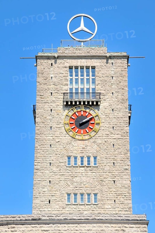 Station tower, main railway station in Stuttgart, Baden-Württemberg, Germany, Europe