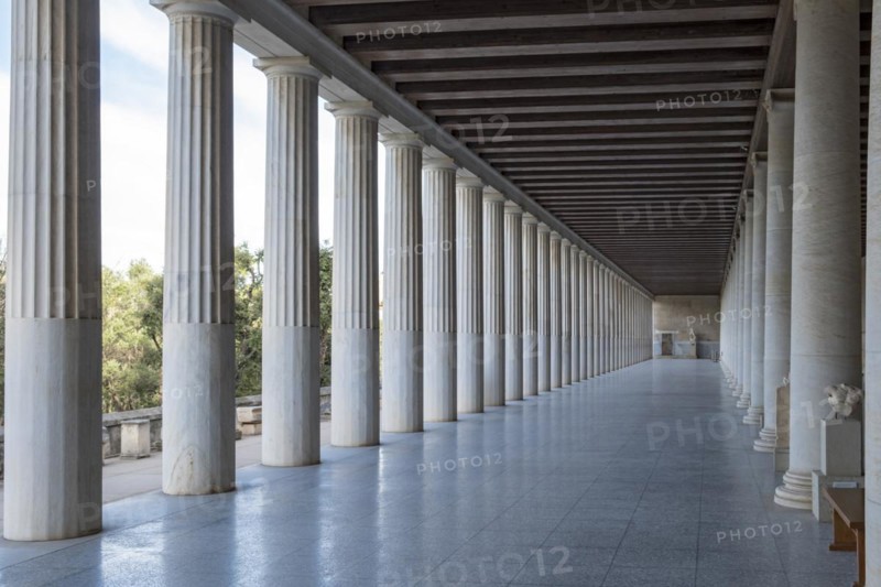 Stoa of Attalos, Ancient Agora of Athens, Greece, Europe