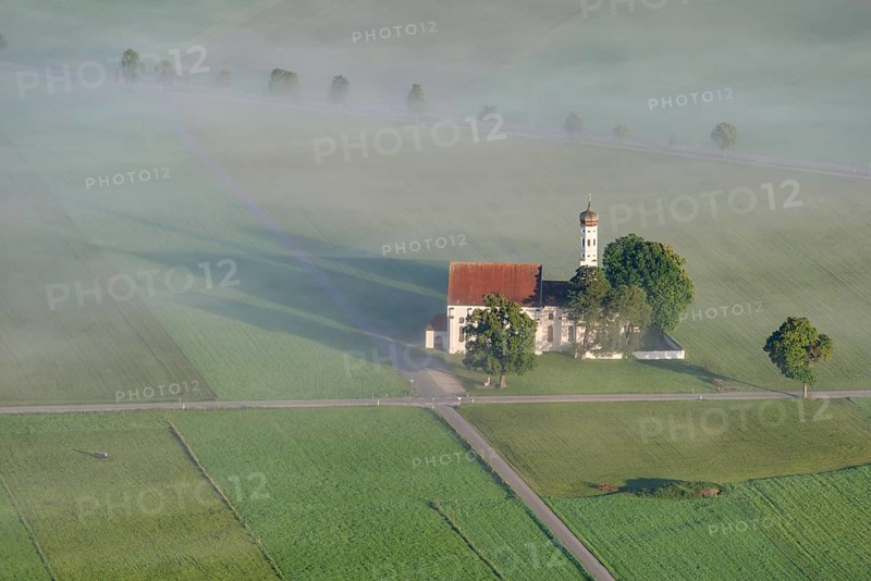 Pilgrimage church of St Coloman, Königswinkel, Ostallgäu, Allgäu, Bavaria, Germany, Europe