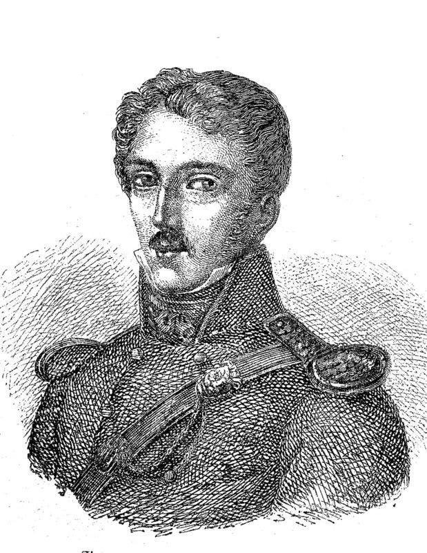 Carl Theodor Körner, 23 September 1791, 26 August 1813, a German writer and freedom fighter, Historical, digital reproduction of an original from the 19th century