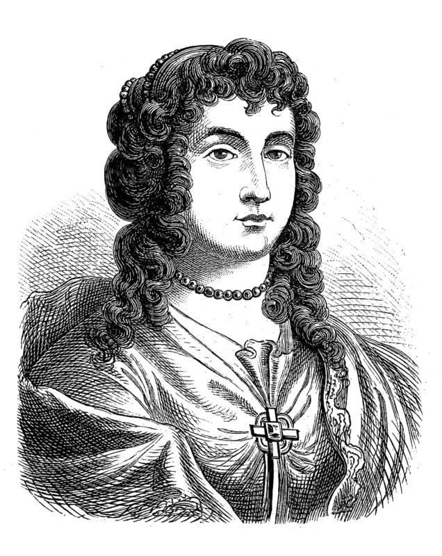 Madeleine de Scudery, known as Mademoiselle de Scudery, 15 October 1607, 2 June 1701, was a French writer of the Baroque period. She is one of the most important French authors of the 17th century, Historical, digital reproduction of an original from the 19th century