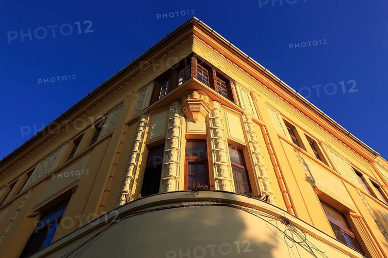 Banat, city of Arad, city centre, corner of a house in the city centre, Romania, Europe
