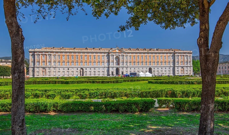 Southern front of the Royal Palace Palazzo Reale, Italian Versailles, Caserta, Campania, Italy, Europe
