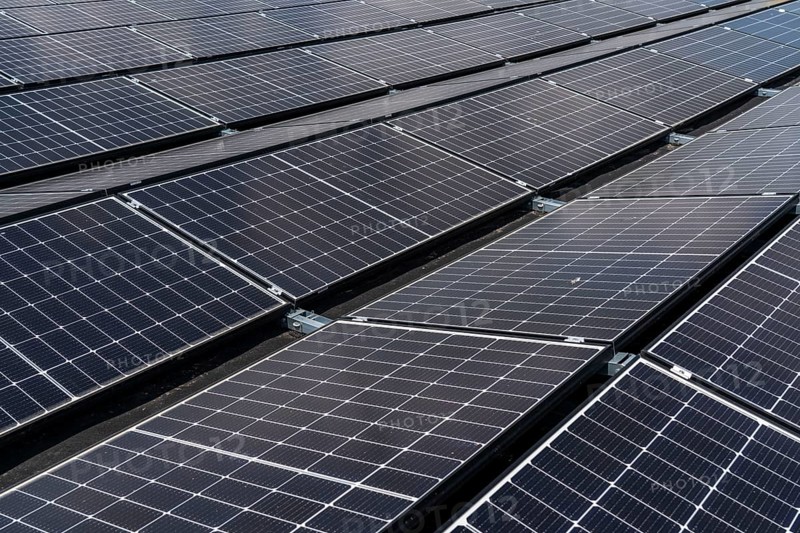 Solar panels, solar modules, a larger solar system