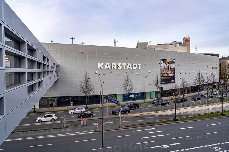 Galeria Kaufhof department stores' in Essen city centre, in the Limbecker Platz shopping centre, is affected by the department stores' group's closure plans and is due to close at the end of January 2024, North Rhine-Westphalia, Germany, Europe