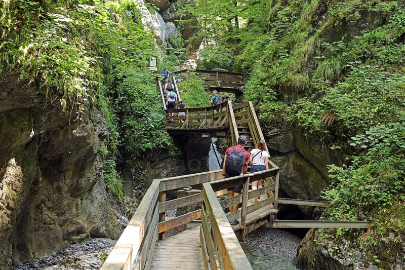 Seisenbergklamm gorge, natural monument, Pinzgau, Salzburger Land, Austria, Europe