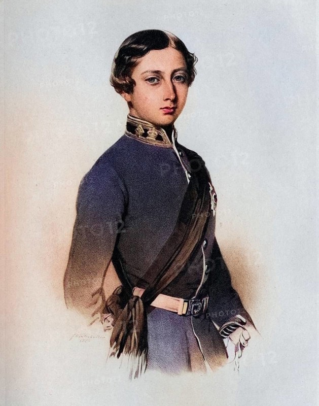 Albert Edward, Prince of Wales in 1859. 1841-1910, Prince of Wales, Duke of Saxony, Prince of Saxe-Coburg and Gotha, future King Edward VII of Great Britain and Ireland, 1901-1910, Historical, digitally restored reproduction from a 19th century original, Record date not stated