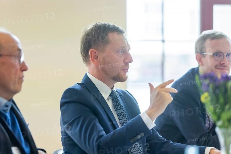 Minister President Michael Kretschmer visits Biotype GmbH in Dresden, Dresden, Saxony, Germany, Europe