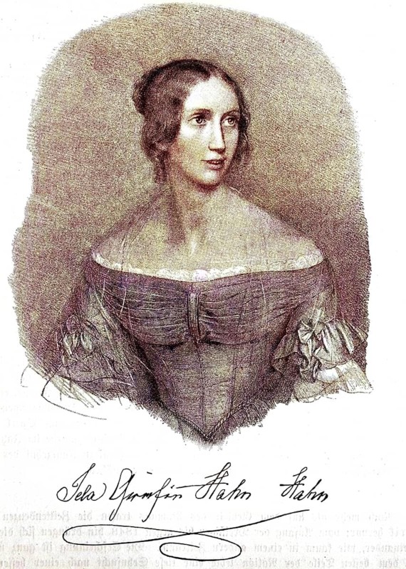 Ida cock-cock or Ida Gräfin von cock, actually Ida Marie Louise Sophie Friederike Gustave Gräfin von cock, 22 June 1805, 12 January 1880, was a German writer, lyricist and convent founder, digital reproduction of an original from the 19th century, original date unknown