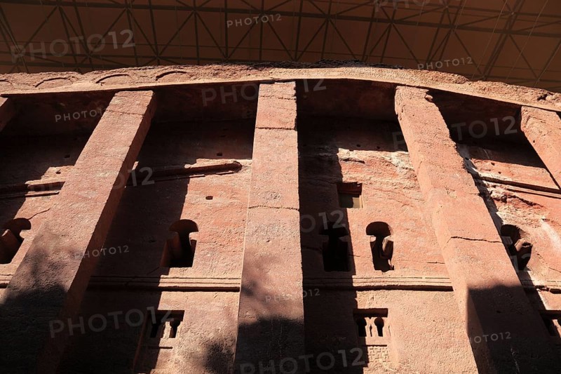 Lalibela, the World Heritage Church, Bete Medhane Alem, House of the World Heritage, Ethiopia, Africa