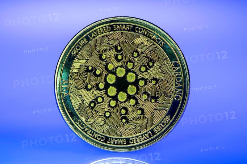 Adalevea, ADA, cryptocurrency, symbol coin, optical placeholder for the digital currency, blockchain, stock market prices