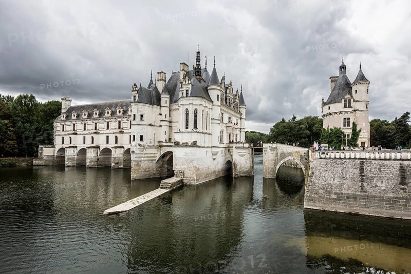 Chenonceau Castle, Château de Chenonceau, Department Indre-et-Loire, Centre-Val de Loire region, France, Europe