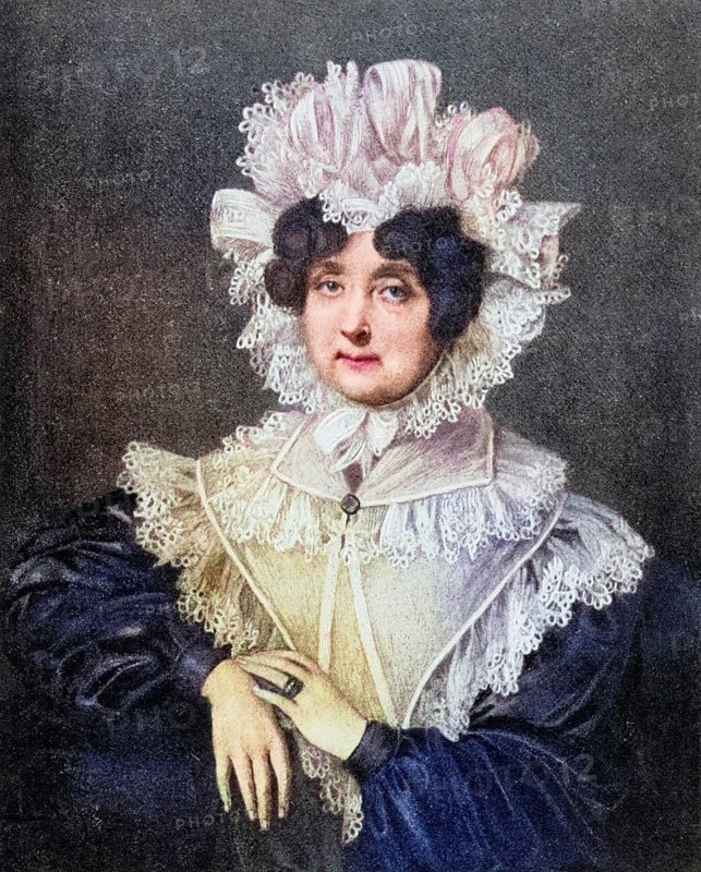 Lady Frances Nelson, 1761-1831, 1st Viscountess Nelson. Wife of Lord Horatio Nelson, Historical, digitally restored reproduction from a 19th century original, Record date not stated