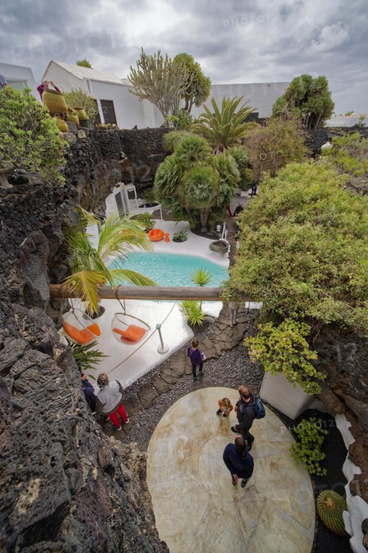 Fundación César Manrique, César Manrique Foundation, Tahíche, Lanzarote, Canary Islands, Canary Islands, Spain, Europe