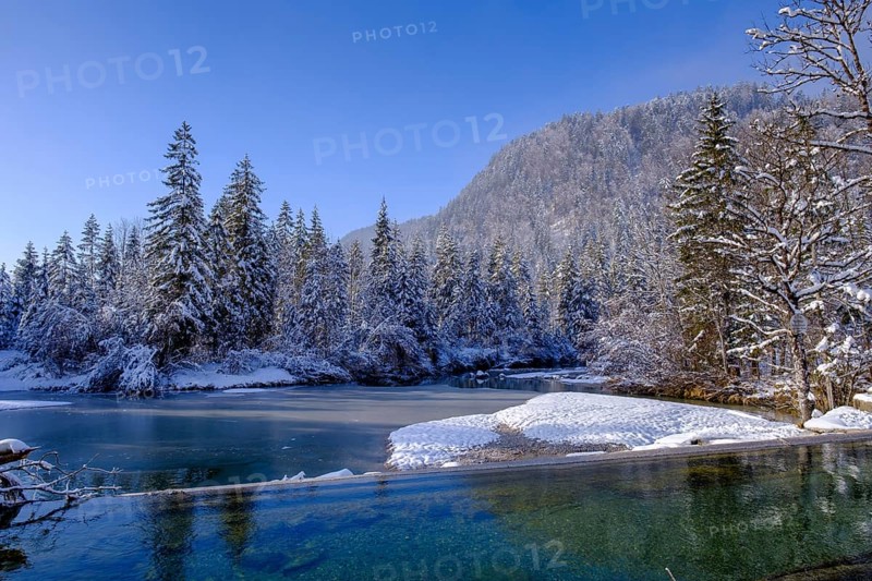 Jachen an der Landerermühle, Jachenau, Tölzer Land, Upper Bavaria, Bavaria, Germany, Europe