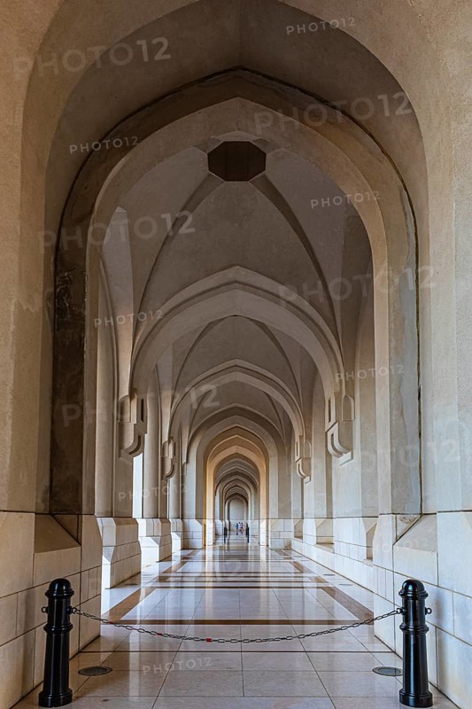 Arcades at the Sultan's Palace, Muscat, Arabian Peninsula, Sultanate of Oman