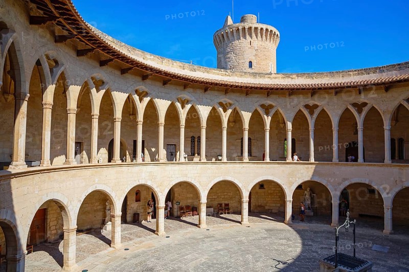 Bellver Castle, Palma de Mallorca, Mallorca, Balearic Islands, Spain, Europe