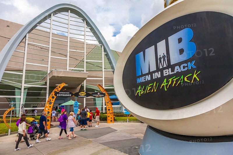 Men In Black Alien Attack attraction at Universal Studios theme park in Orlando, Florida, USA, North America