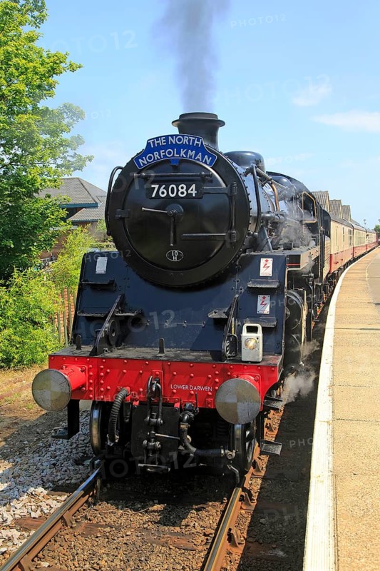 Heritage steam railway, Cromer station, North Norfolk Railway, England, UK, The North Norfolkman