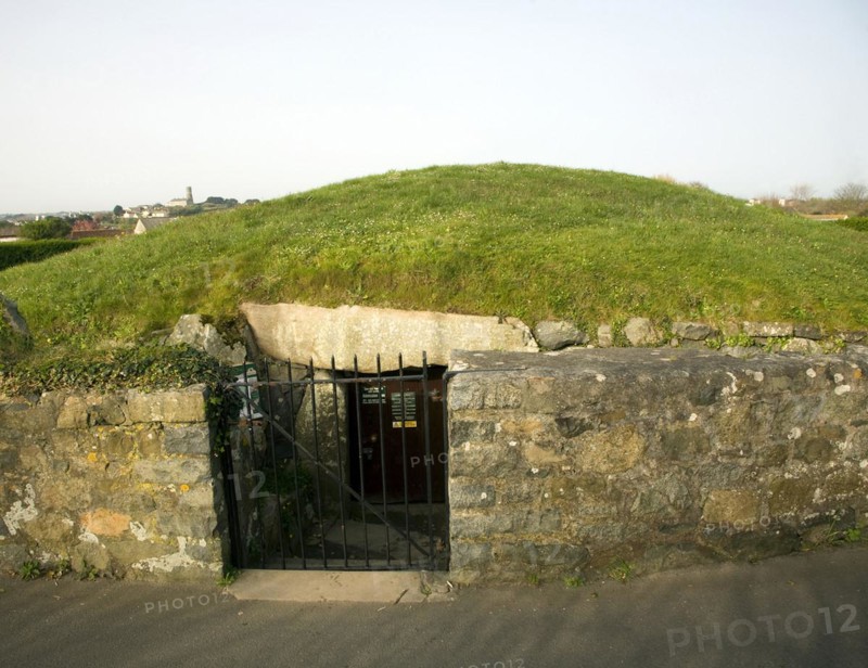 Le Dehus prehistoric passage burial tomb, Vale, Guernsey, Europe