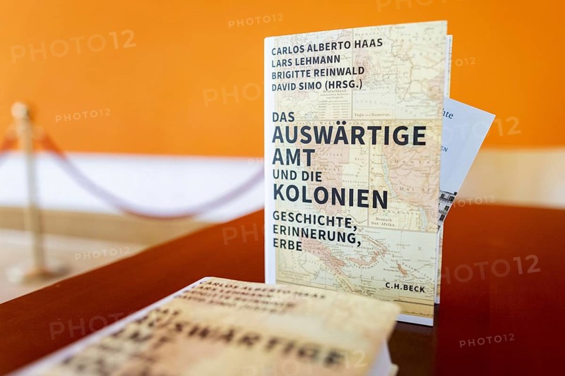 Photographs taken as part of a book presentation on colonial history from the book Das Auswärtige Amt und die Kolonien at the Federal Foreign Office in Berlin, 5 June 2024