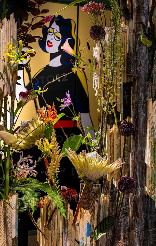 Artistic flower arrangements and decorations, German Floristry Championships, Berlin, Germany, Europe