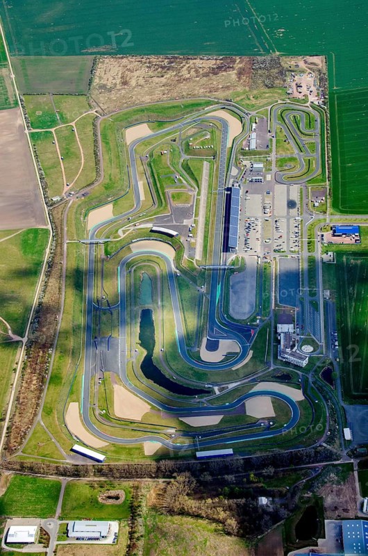 Motorsport Arena Oschersleben, motorsport facility, Oschersleben, Bode, test track, race track, aerial view, Saxony-Anhalt, Germany, Europe