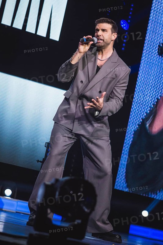 Jay Khan at the Schlagernacht des Jahres live on Das Original Tour in the Berlin Uber Arena on 16 November 2024