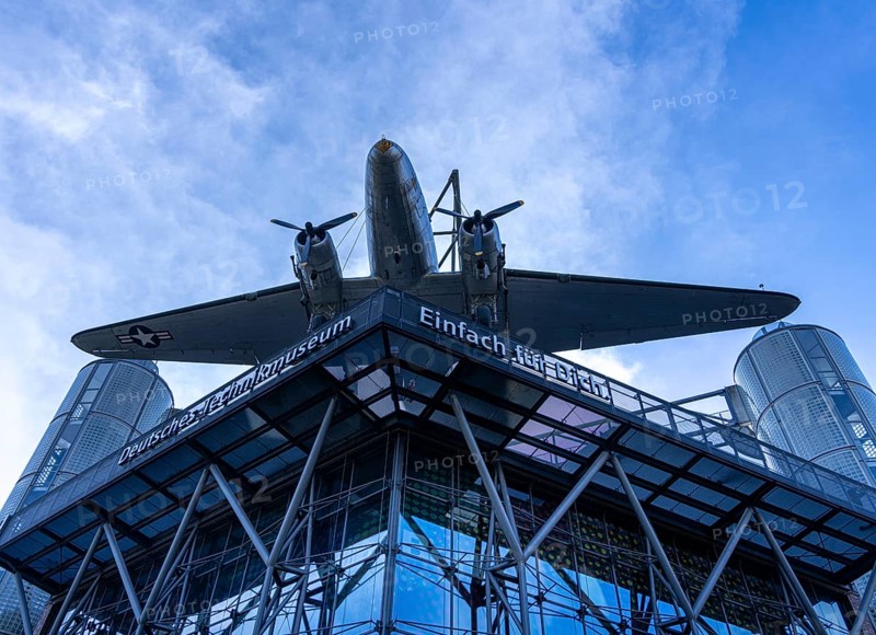 Sultana bomber on the roof of the Museum of Technology, Berlin, Germany, Europe