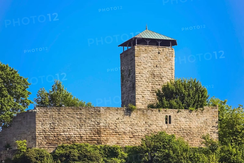 Hohenbeilstein Castle, hilltop castle, Beilstein, Heilbronn district, Baden-Württemberg, Germany, Europe
