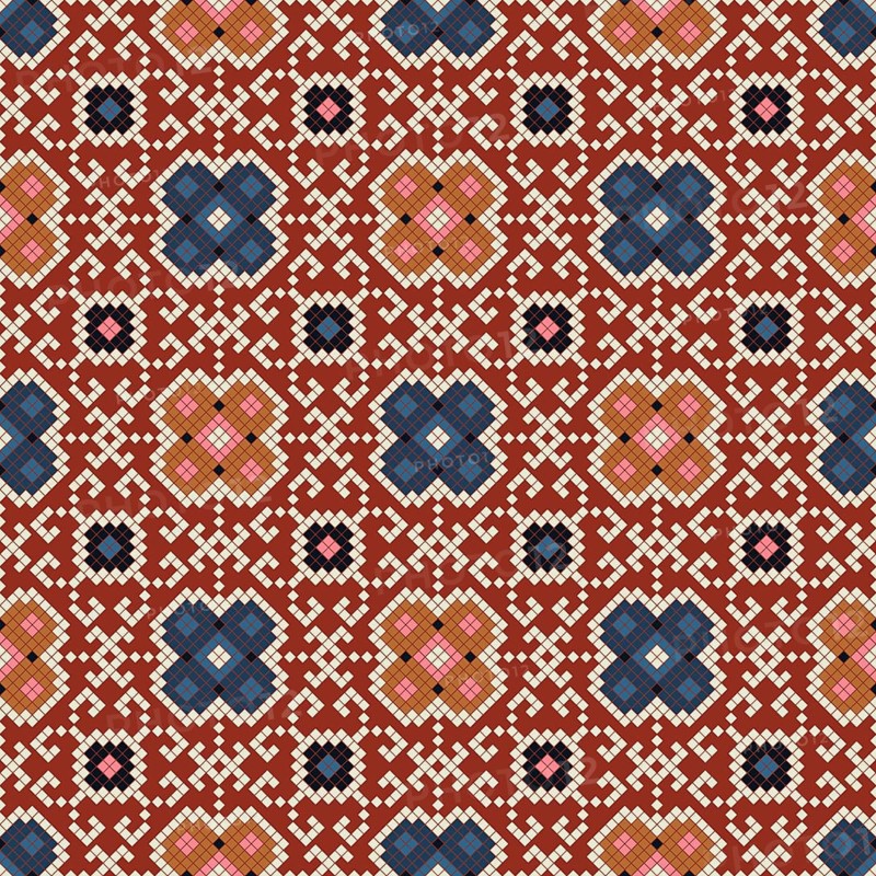 Traditional Bulgarian embroidery vector pattern
