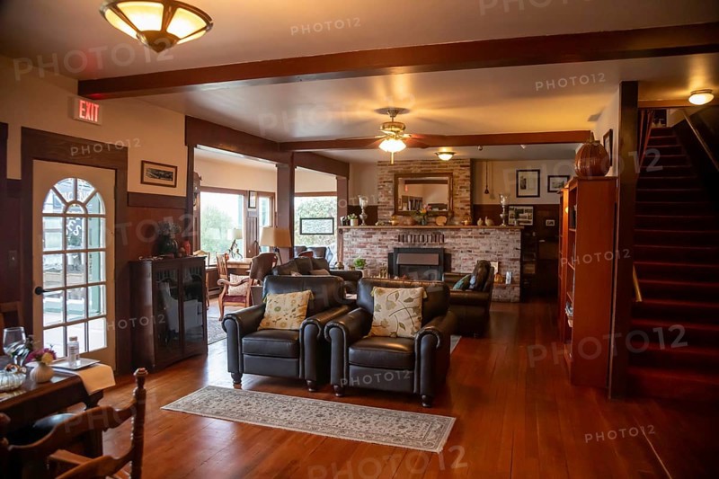 Klamath, California - The Requa Inn, a historic hotel and dining room overlooking the Klamath River in the midst of Redwood National and State Parks. The Requa Inn was built in 1914