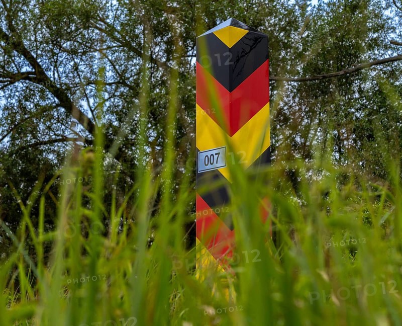 Border area between Germany and Poland, Lower Oder Valley National Park, Brandenburg, Germany, Europe