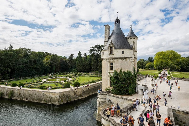 Chenonceau Castle, Château de Chenonceau, Department Indre-et-Loire, Centre-Val de Loire region, France, Europe