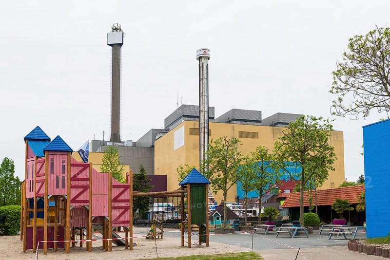 Wunderland Kalkar, amusement park, former nuclear power plant, Kalkar, Lower Rhine, North Rhine-Westphalia, Germany, Europe