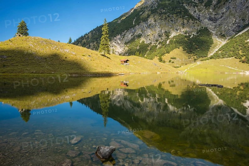 Unterer Gaisalpsee, Allgäu Alps, Allgaeu, Bavaria, Germany, Europe